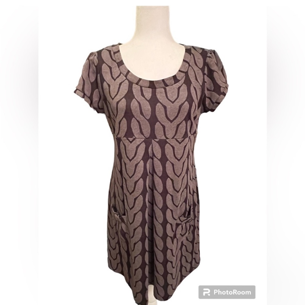 En Focus Studio Textured Brown Dress